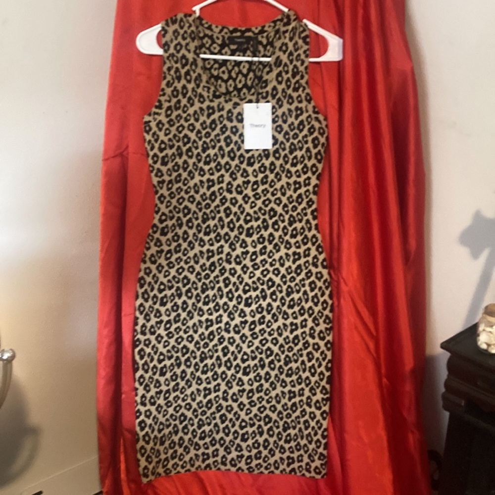THEORY LEOPARD DRESS